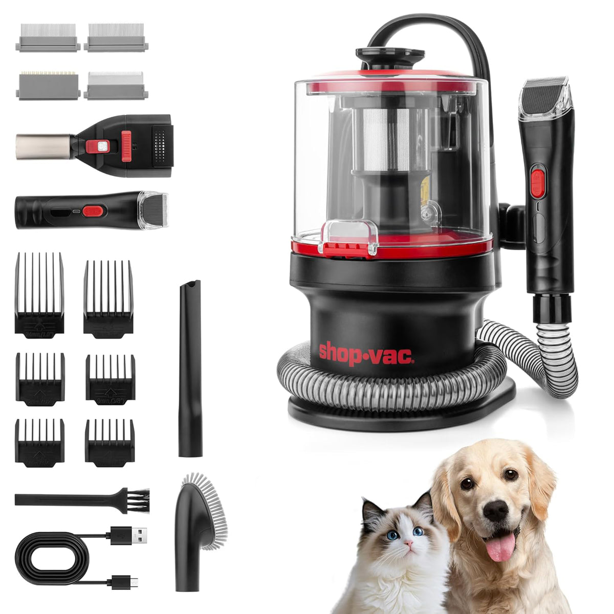 Shop-Vac® 4-in-1 Pet Grooming Vacuum Shop-Vac Store