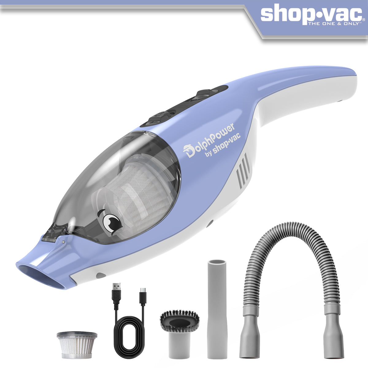 Shop-Vac® DolphPower Cordless Handheld Vacuum - Blue | Shop-Vac Store