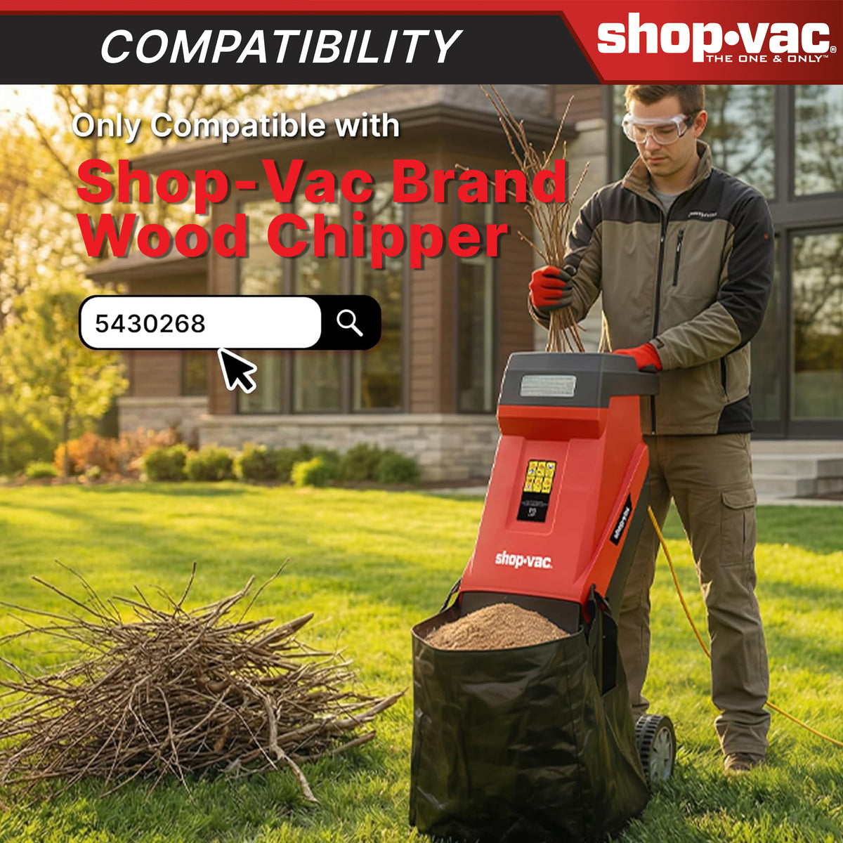 Shop-Vac® Wood Chipper Replacement Collection Bag | Shop-Vac Store