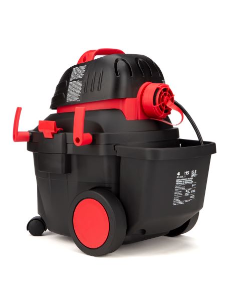 BLACK+DECKER 4 Gal. Poly Wet/Dry Vacuum with Blower Port and Hose