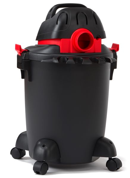 Shop-Vac 12 Gallon 6.5 Peak HP Contractor Series Stainless Steel Wet Dry Vacuum With Large Attachments, Model 9627706