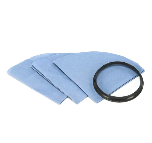 3 Sacchetti Filtro In Tessuto Per Aspiraliquidi Shop Vac 2.5 Galloni - Modello VRC2 Riutilizzabili