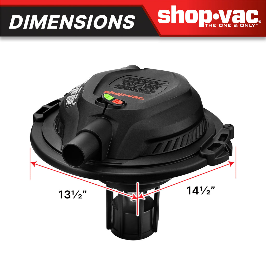 Shop-Vac Bucket MAX 2.5 Peak HP Wet/Dry Vacuum