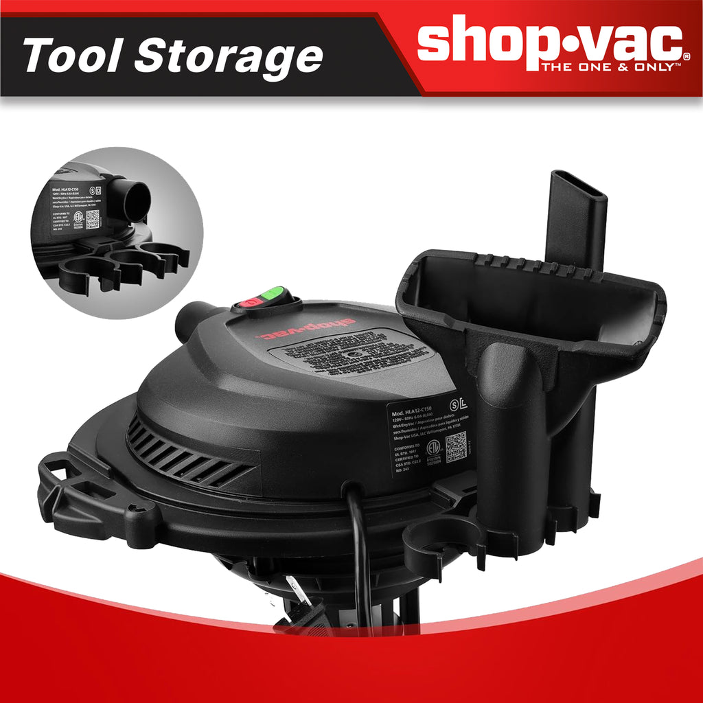Shop-Vac Bucket MAX 2.5 Peak HP Wet/Dry Vacuum