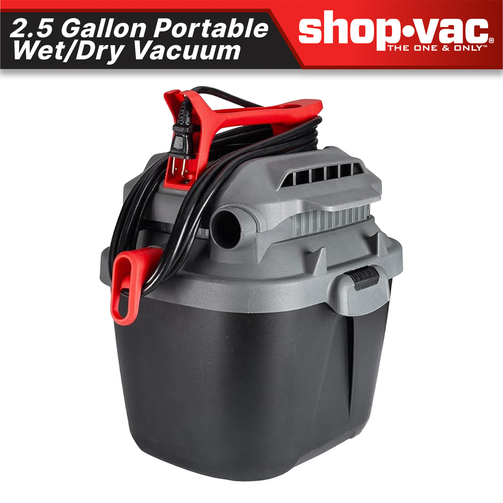 Shop-Vac® 2.5 Gallon 2.0 Peak HP Square Wet/Dry Vacuum