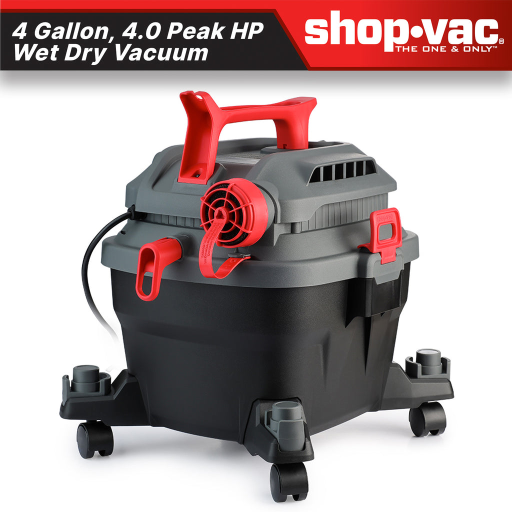 Shop-Vac 4 Gallon 4.0 Peak HP Wet/Dry Vacuum