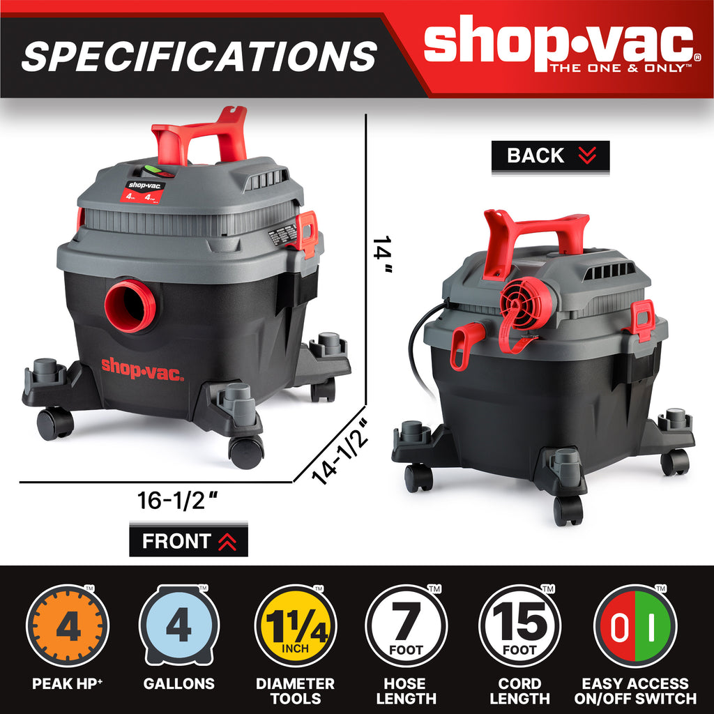 BENTISM Wet Dry Vac, 2.6 Gallon, 2.5 Peak HP, 3 in 1 Shop Vacuum with BENTISM Wet Dry Vac, 2.6 Gallon, 2.5 Peak HP, 3 in 1 Shop Vacuum with