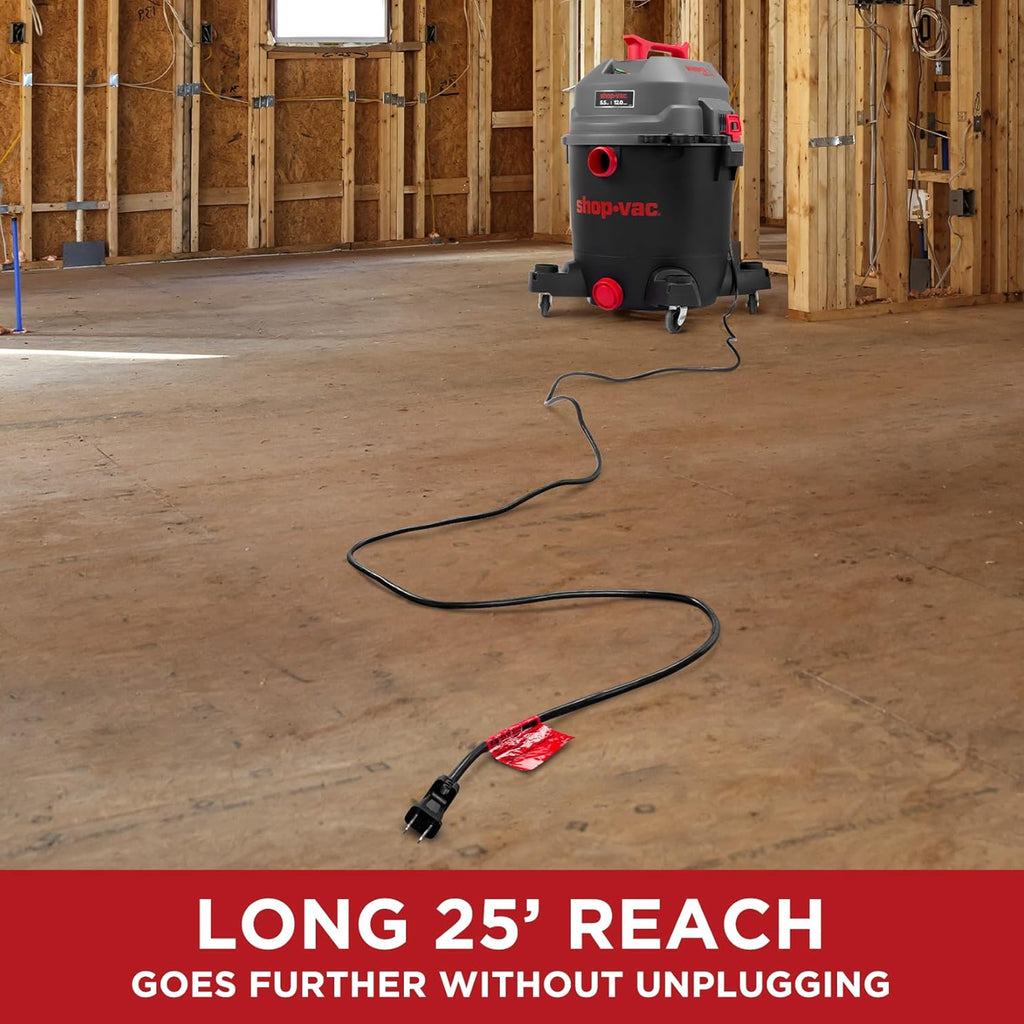 Shop-Vac® Ultra Quiet 12 Gallon 4.5 Peak HP Wet/Dry Vacuum