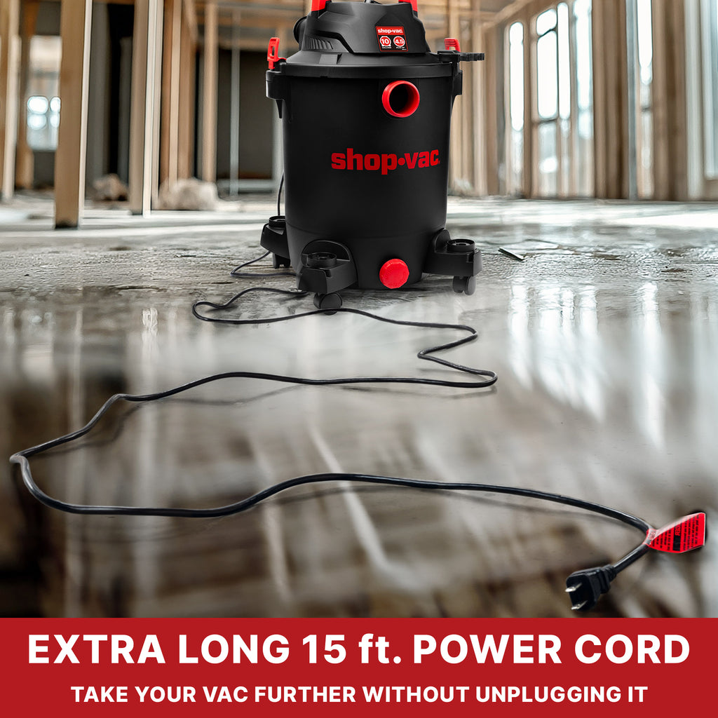 Shop-Vac 10 Gallon 4.5 Peak HP Wet/Dry Vacuum