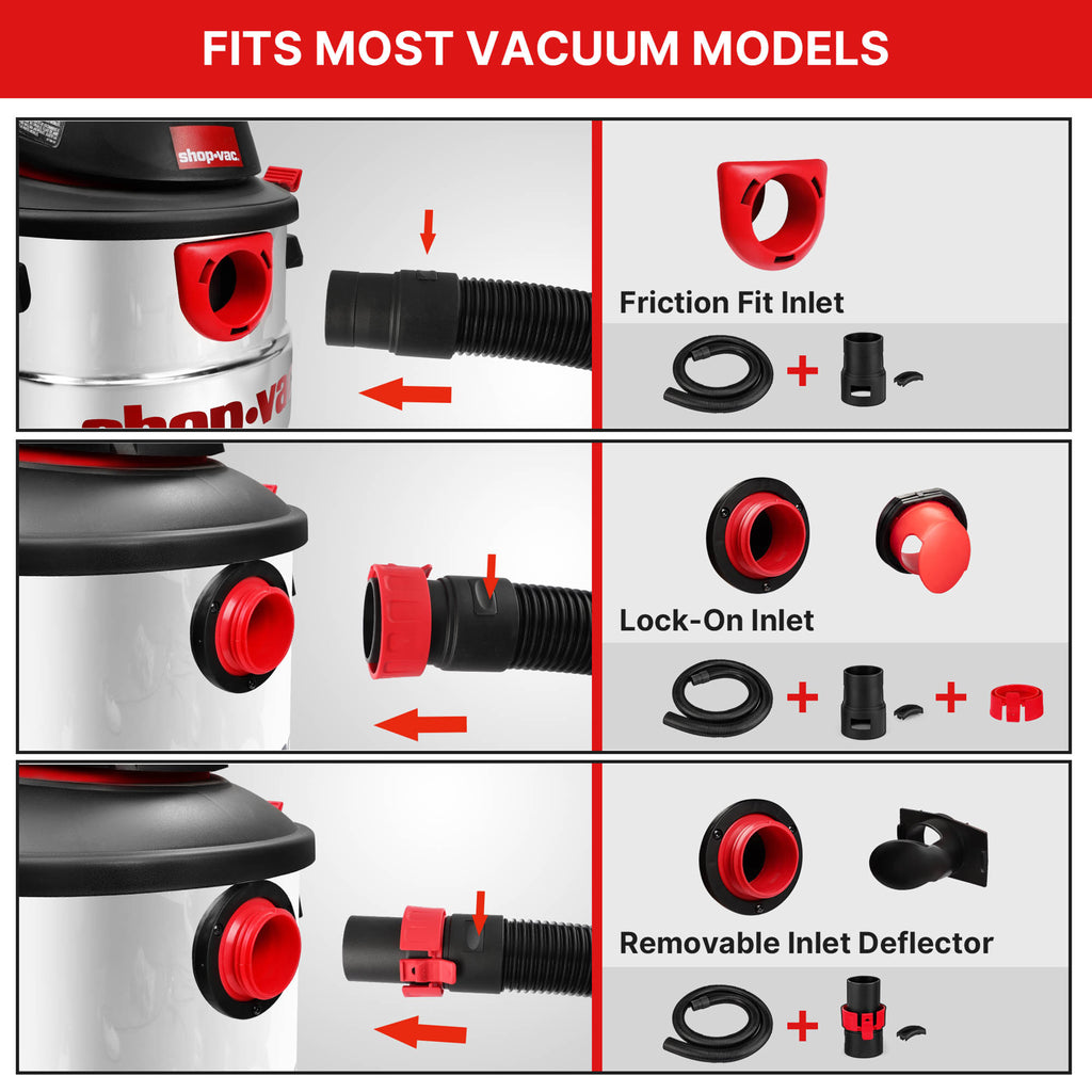 Shop-Vac 8 foot X 2-1/2 inch diameter Hose