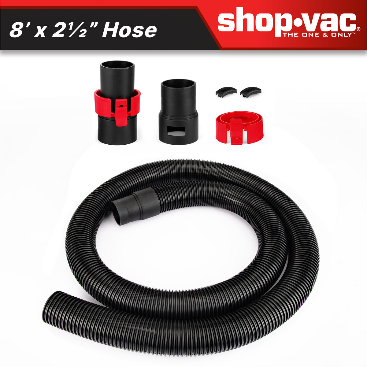 Shop-Vac® 8-foot X 2-1/2-inch diameter Hose | Shop-Vac Store