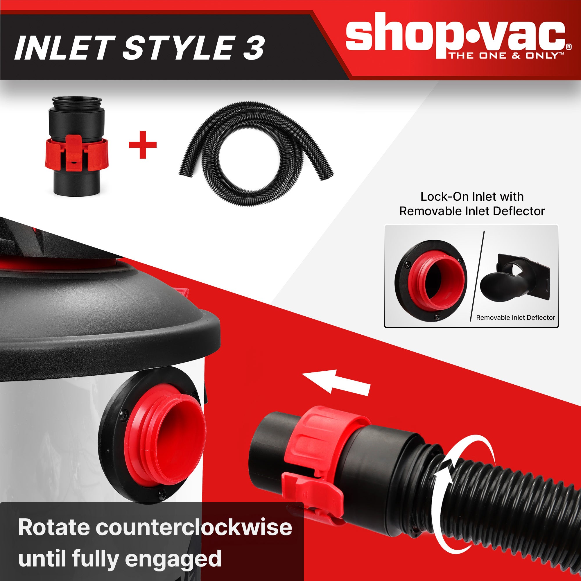 Shop-Vac® 8-foot X 1-7/8- inch diameter Hose | Shop-Vac Store
