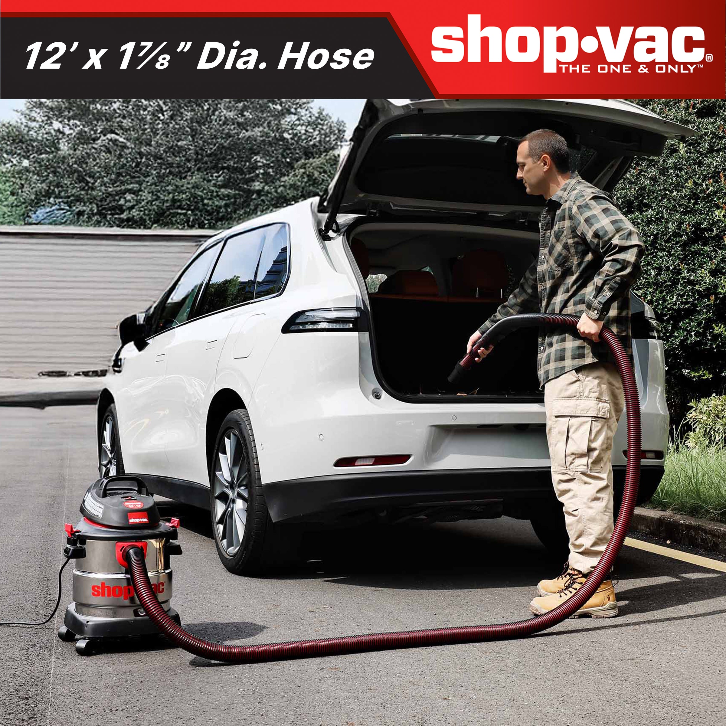 Shop-Vac® 12-foot x 1-7/8-inch diameter Universal Hose | Shop-Vac