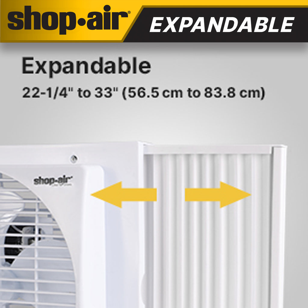 Shop-Air 9" Twin Window Fan