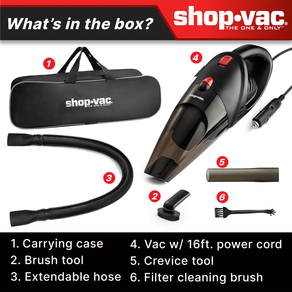 Shop-Vac® DC 12V Handheld Car Vacuum Cleaner