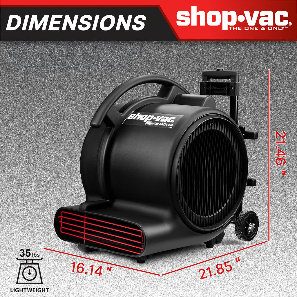 Shop-Vac® 3-Speed 1800 CFM Air Mover