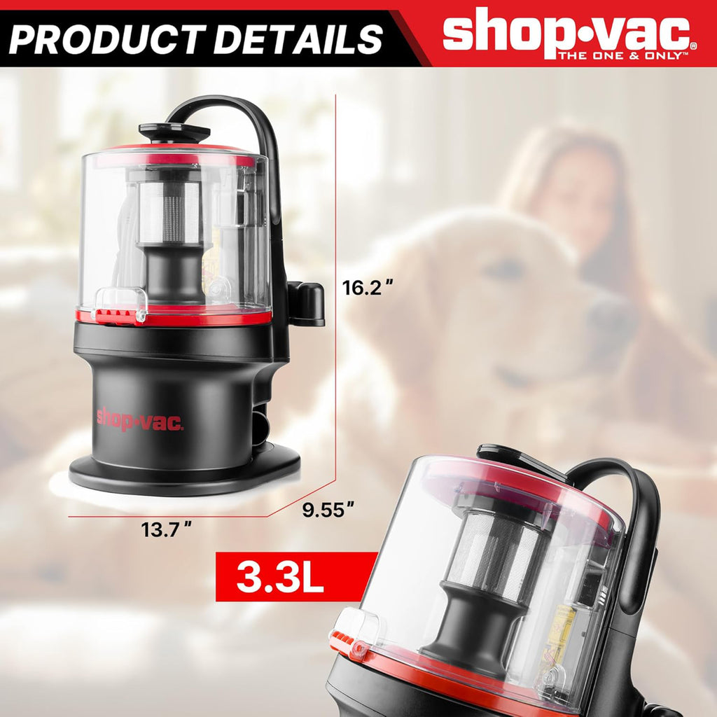Shop-Vac 4-in-1 Pet Grooming & Vacuum