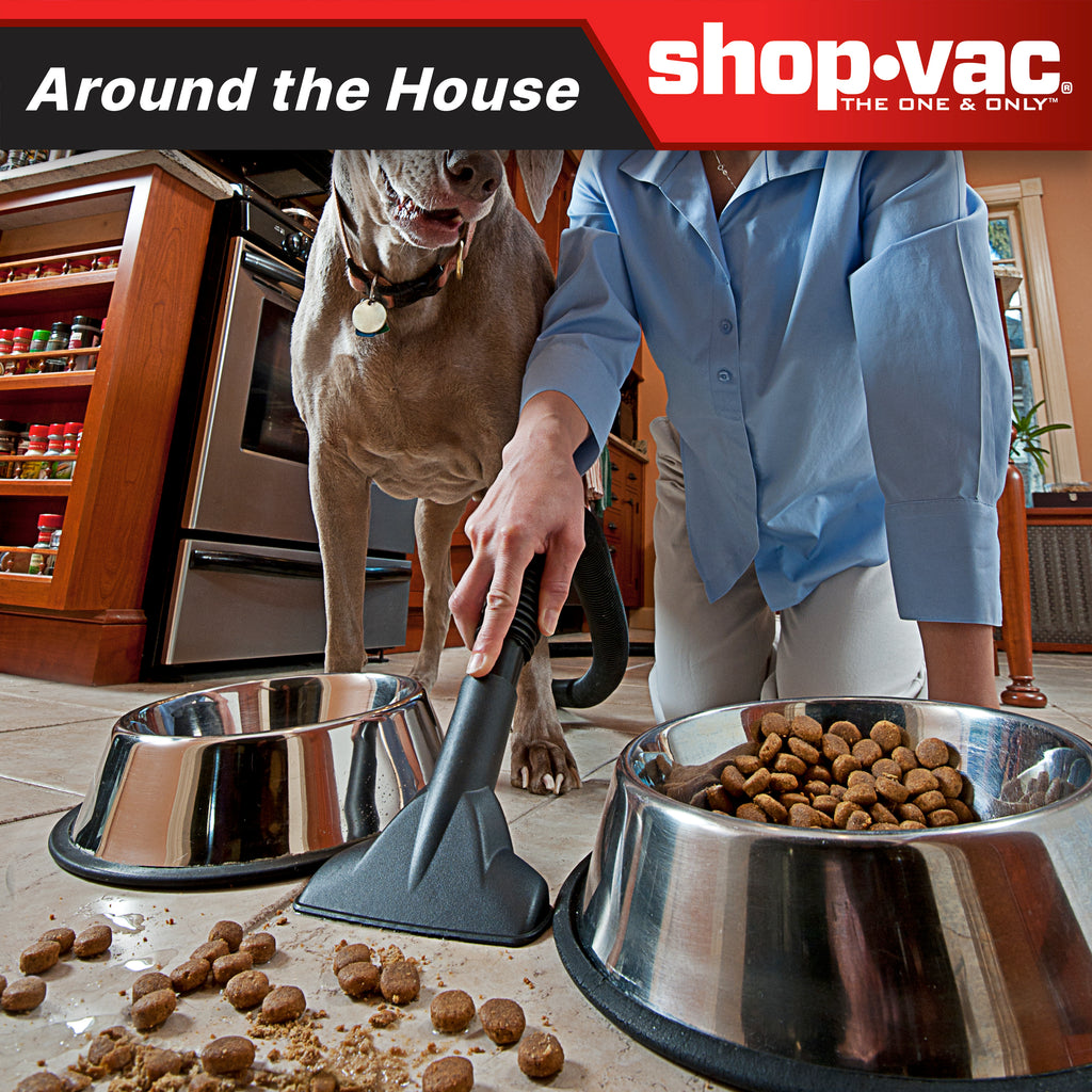 The Shop-Vac® 12 Gallon* 6.0 Peak HP** Stainless Steel Wet/Dry Vacuum