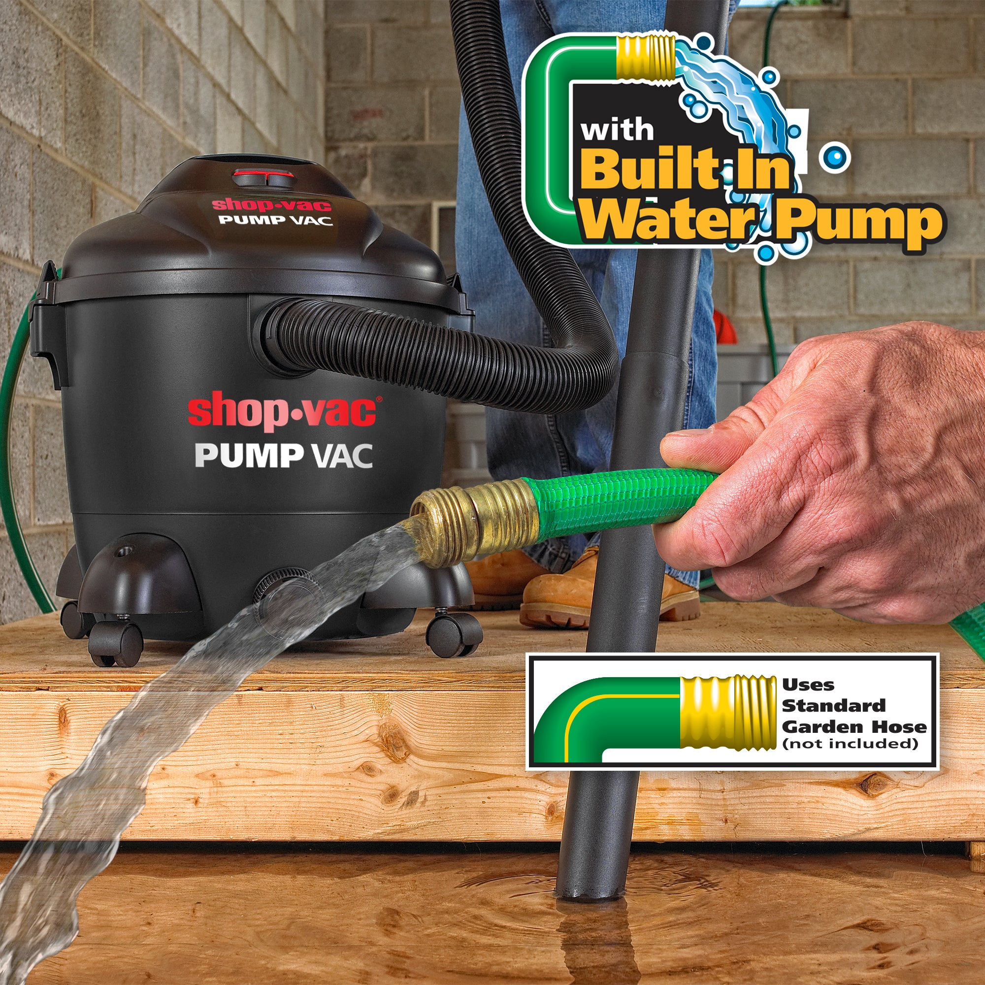 shop vac blowing water out the bac Shop-Vac 12 Gallon* 6.0 Peak HP** Stainless Steel Wet/Dry Vacuum How to Build a Water-Collecting