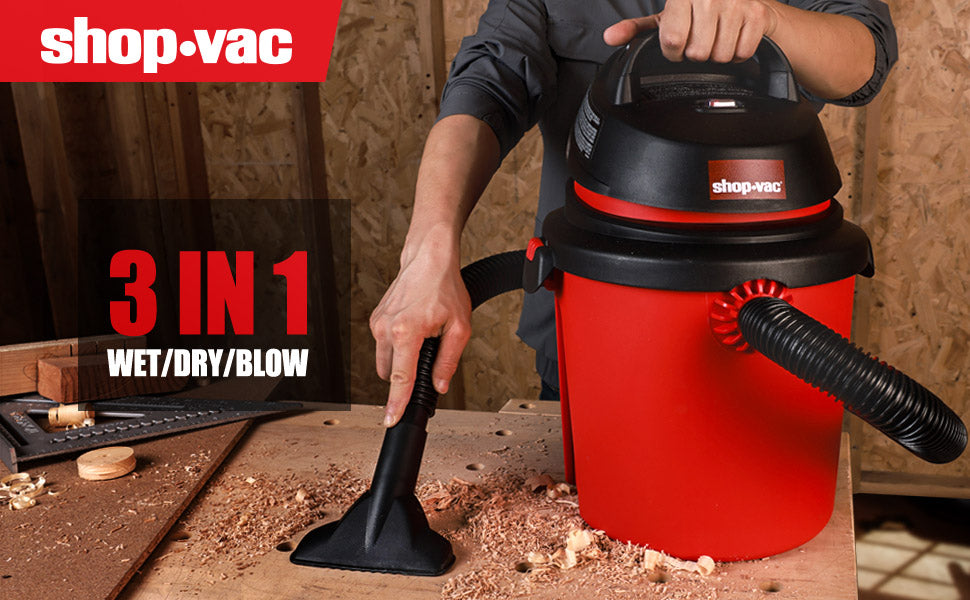 Shop-Vac 4 Gallon 4.0 Peak HP Wet/Dry Vac