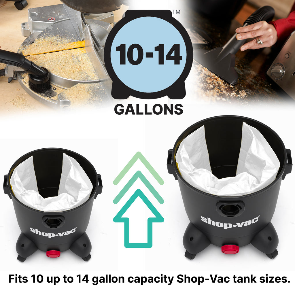 Shop-Vac 10-14 Gallon Disposable Filter Bags (5 pack)
