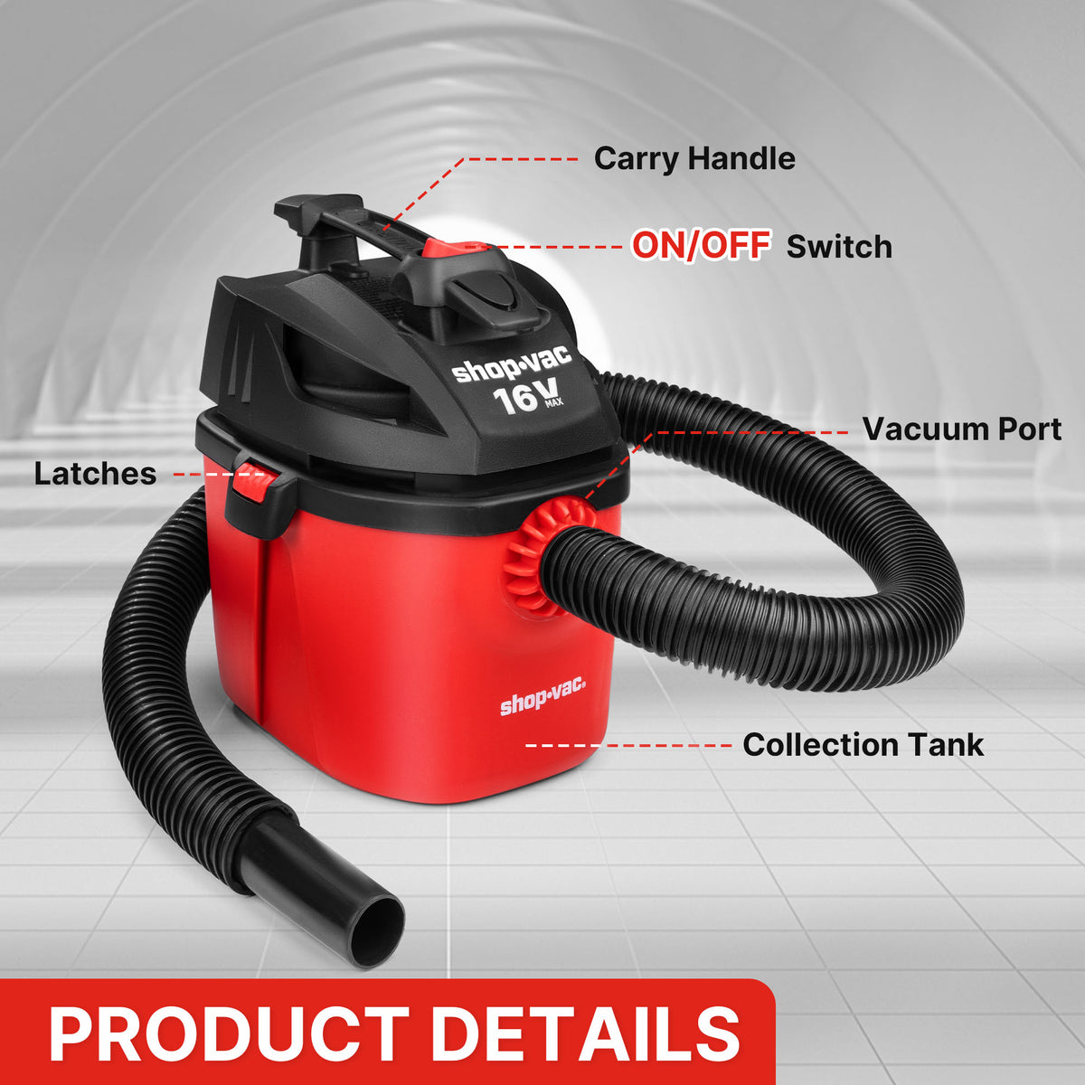 Shop-Vac® Cordless 1 Gallon Wet/Dry Vac | Shop-Vac Store