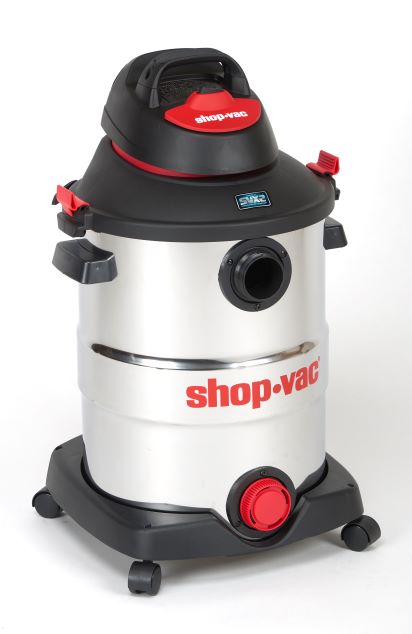 Shop-Vac® 12 Gallon* 5.5 Peak HP** Stainless Steel Wet/Dry Vacuum with SVX2 Motor Technology