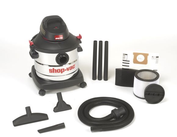 Shop-Vac 8 Gallon 6.0 Peak HP Stainless Steel Wet/Dry Vacuum