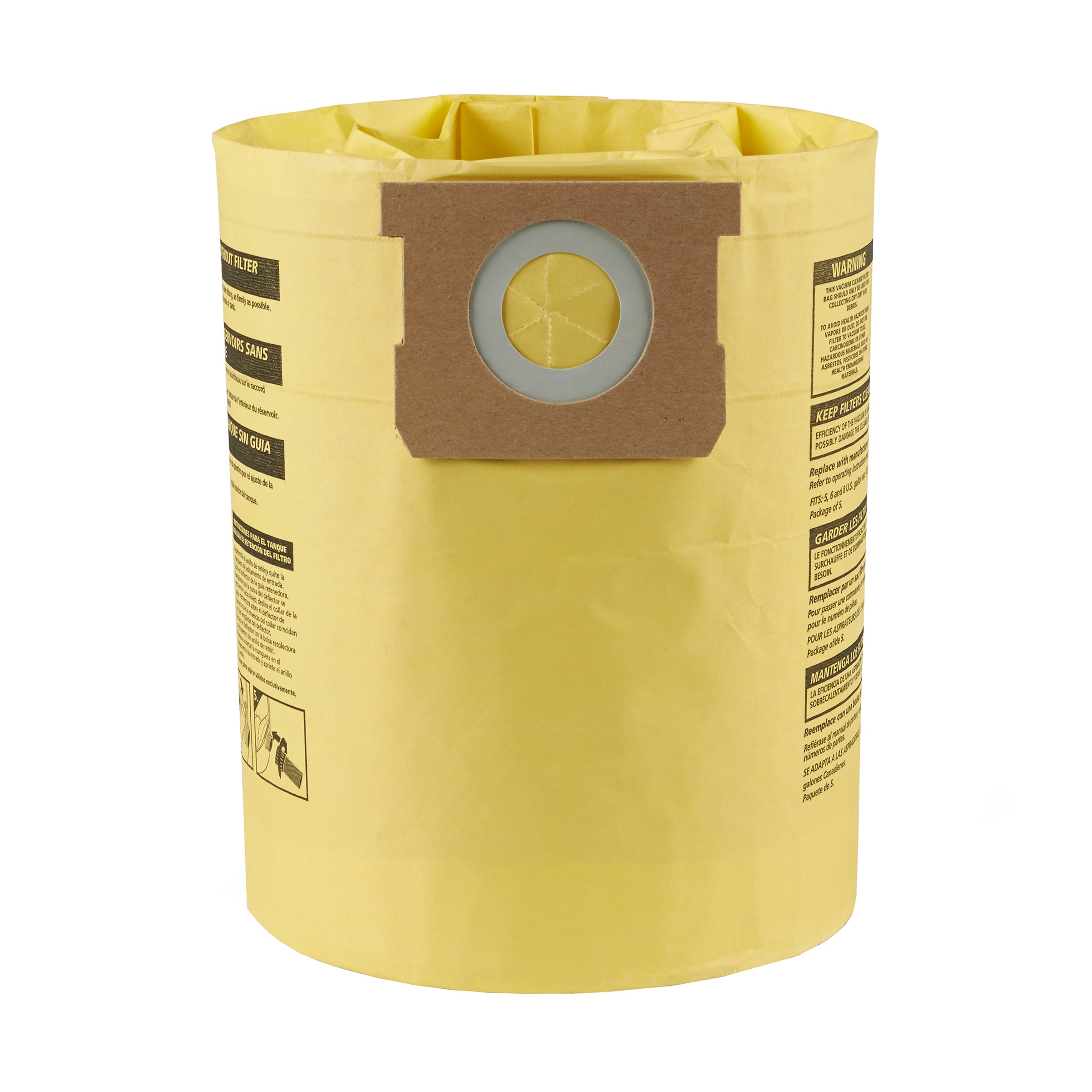 Type H Shop-Vac® 5-8 Gallon* High Efficiency Disposable Filter