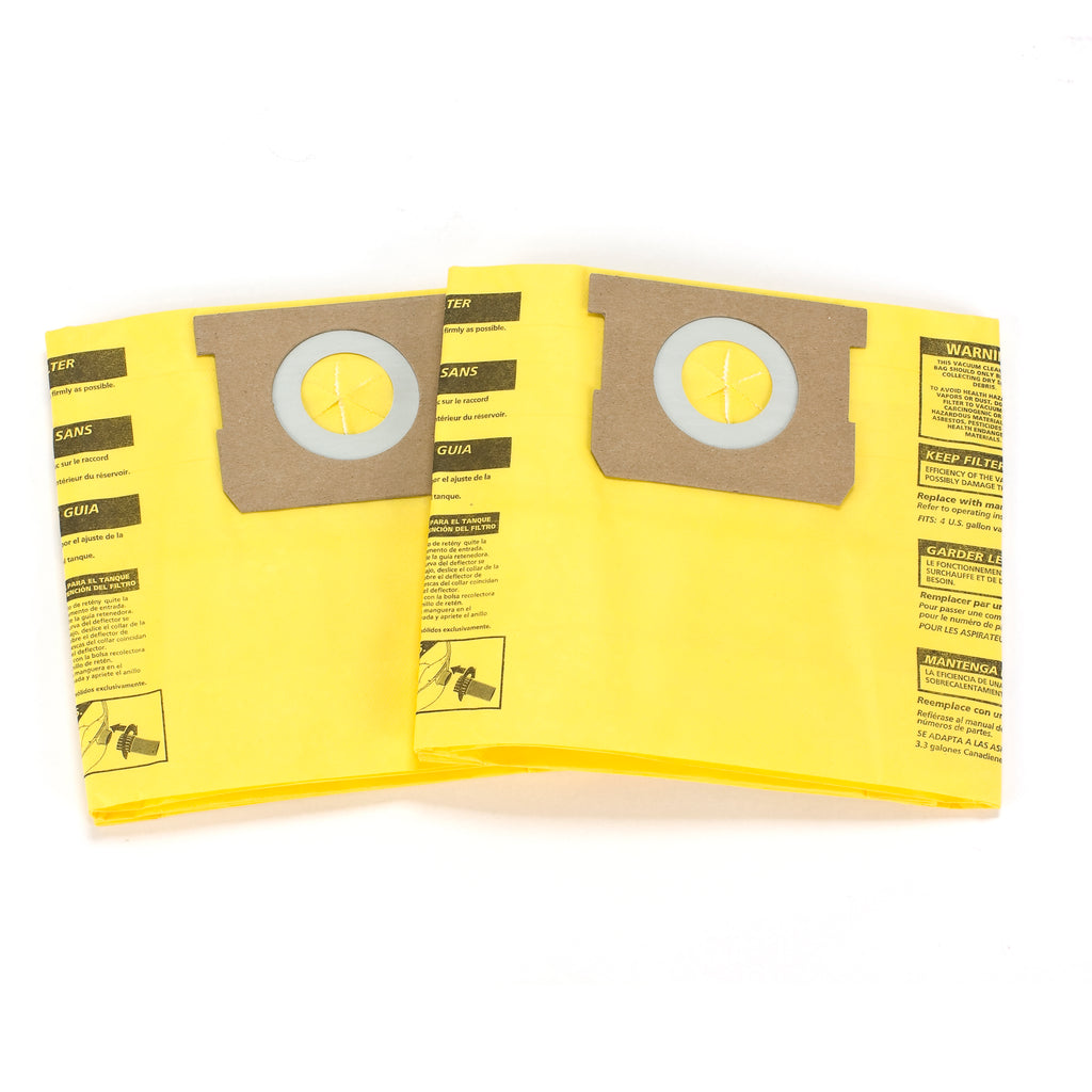 Gallon Shop Vac Bags Shop-Vac Disposable Filter Bags Pack