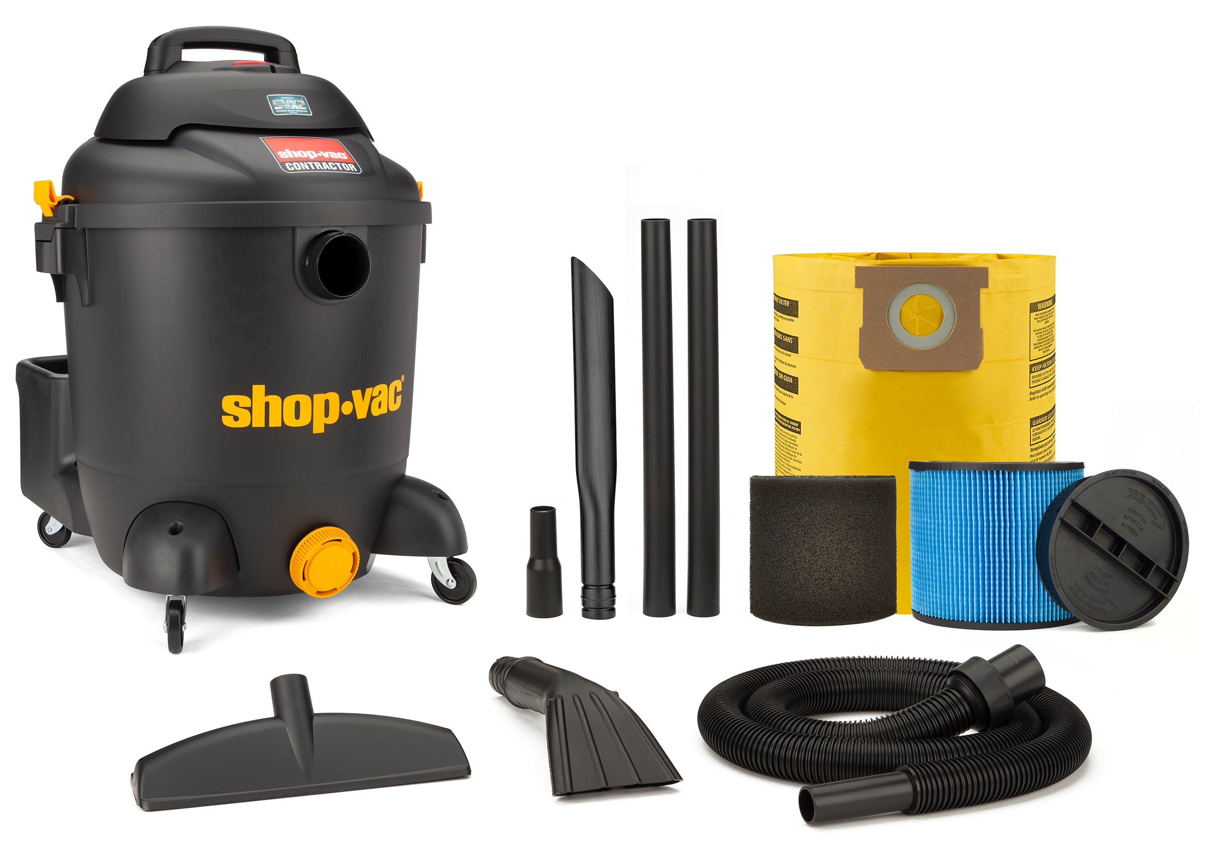 Shop-Vac® 12 Gallon* 5.5 Peak HP** Contractor Series Wet/Dry