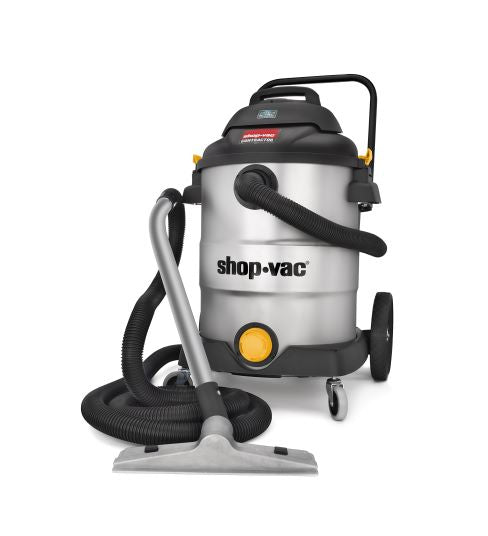 Shop-Vac® 16 Gallon* 6.5 Peak HP** Stainless Steel Contractor Series Wet/Dry Vacuum with SVX2 Motor Technology